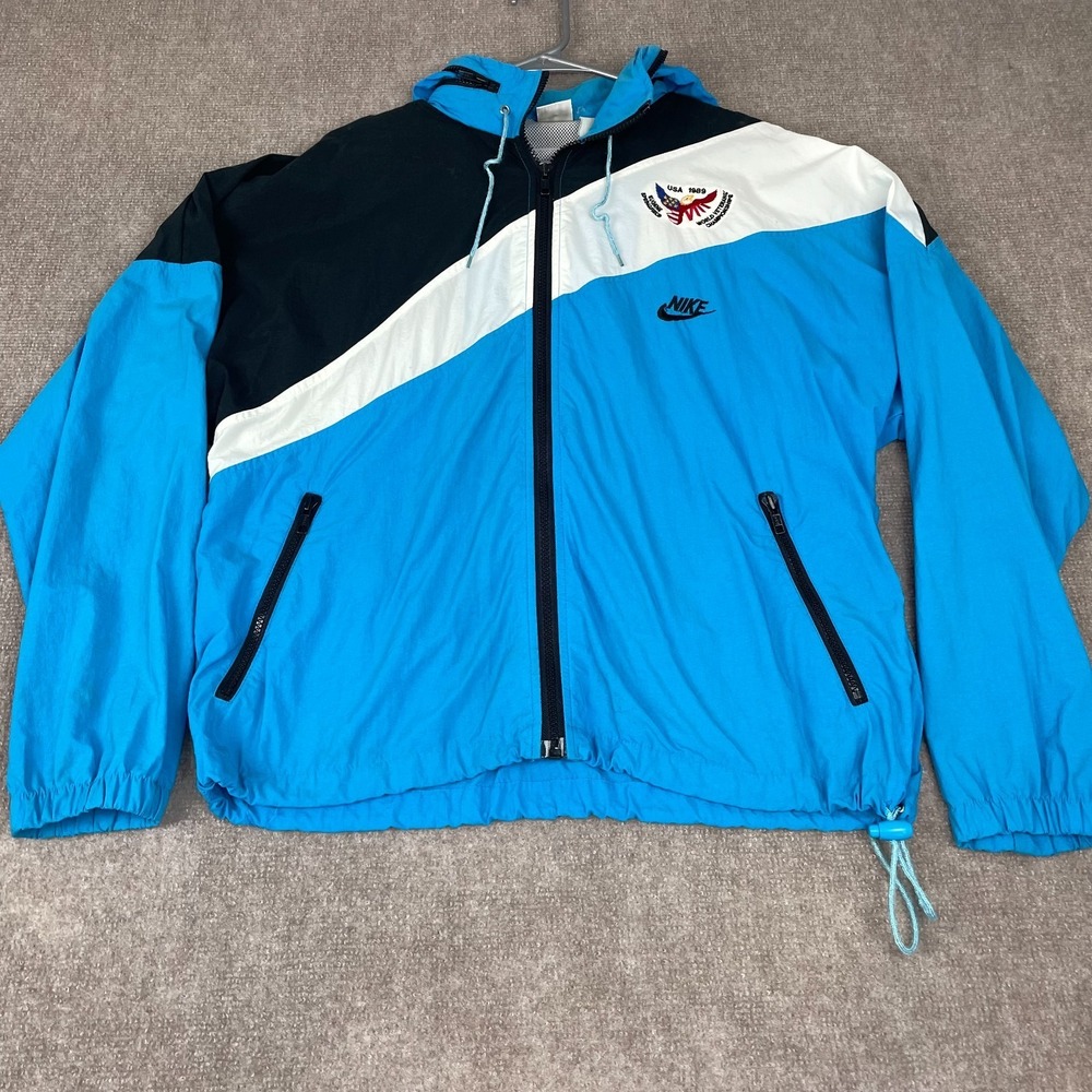 Vintage Nike Eugene 1989 World Veterans Championship Windbreaker Jacket Mens M